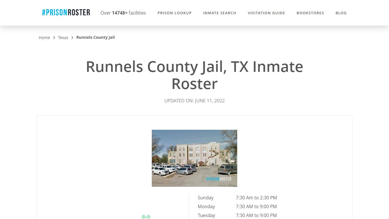 Runnels County Jail, TX Inmate Roster