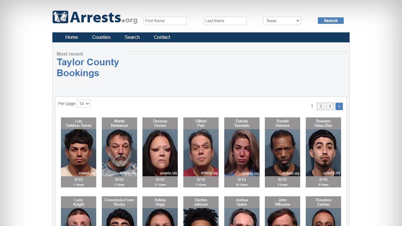 Taylor County Arrests and Inmate Search